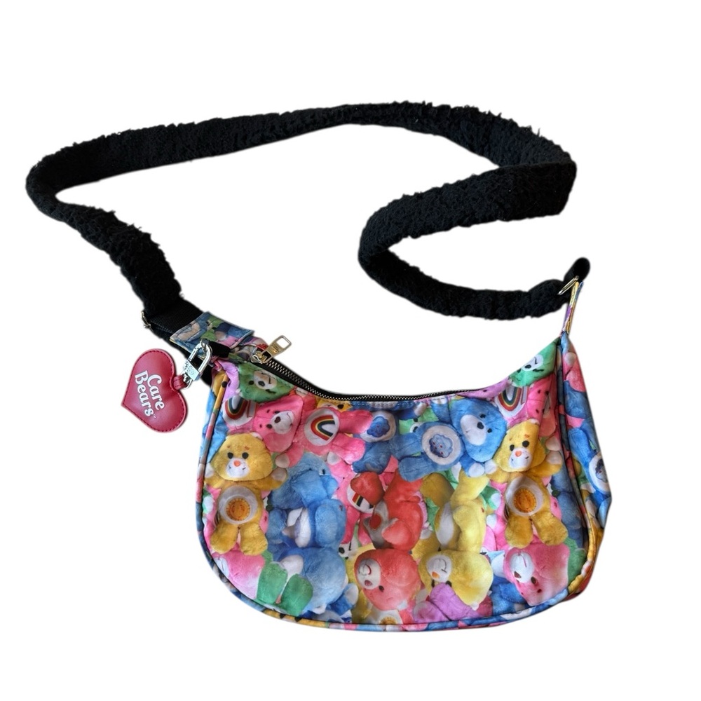 High End Care Bears Blue and Pink Women’s Hobo Crossbody Bag Purse MINTY